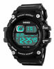 Picture of Men Military Sport Watch Fashion Multifunction Digital Watches Alarm Stopwatch Waterproof LED Wristwatch (229/Black)