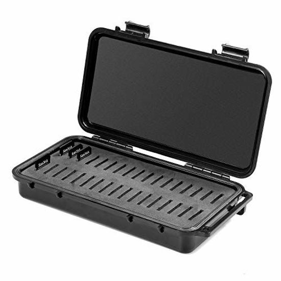 Picture of AxiGear 34-Slot SD Card Holder Hard Case Holds SD/SDHC/SDXC/SDUC Memory Cards (NOT miniSD or microSD)