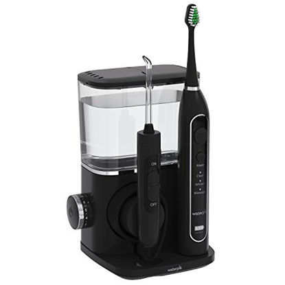 Picture of Waterpik CC-01 Complete Care 9.0 Sonic Electric Toothbrush + Water Flosser, Black, Medium