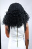 Picture of Wow Braids Twisted Wigs, Wavy Eni Twist Wig - Color #1-18 Inches. Synthetic Hand Braided Wigs for Black Women.