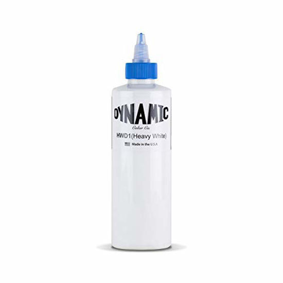 Picture of Dynamic Heavy White Tattoo Ink Bottle 8oz