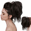 Picture of HMD Tousled Updo Messy Bun Hair Piece Hair Extension Ponytail With Elastic Rubber Band Updo Extensions Hairpiece Synthetic Hair Extension Scrunchies Ponytail Hairpiece for Women