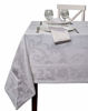 Picture of Benson Mills Harmony Scroll Tablecloth (60" X 104" Rectangular, White)