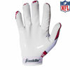 Picture of Franklin Sports Arizona Cardinals Youth NFL Football Receiver Gloves - Receiver Gloves For Kids - NFL Team Logos and Silicone Palm - Youth M/L Pair