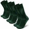 Picture of Merino Wool Hiking & Walking Socks 3 pack (Forest Green, US Women 11-13 // US Men 9.5-12.5)