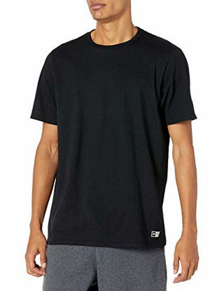 Picture of Russell Athletic Men's Cotton Performance Short Sleeve T-Shirt, black, 3XL