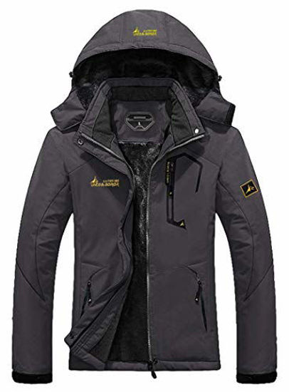 GetUSCart- MOERDENG Women's Waterproof Ski Jacket Warm Winter Snow Coat  Mountain Windbreaker Hooded Raincoat