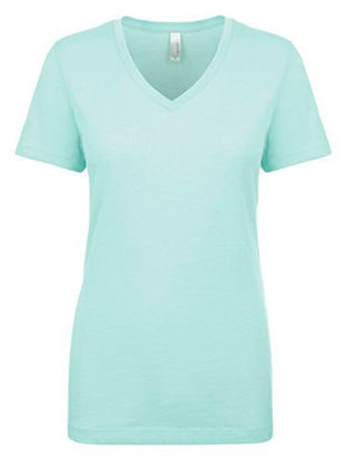 Picture of Next Level Womens Ideal V-Neck Tee (N1540) Mint xs
