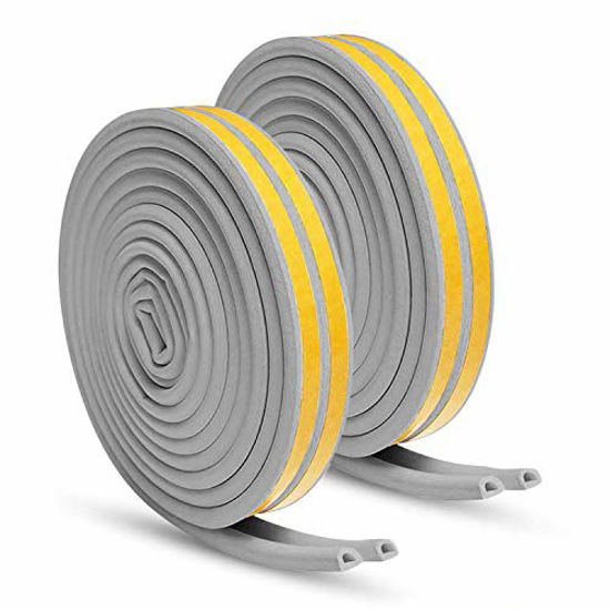 66 Feet Self Stick Foam Weather Stripping Door Window Seal Draft