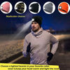 Picture of Hat with Light, USB Rechargeable LED Beanie hat, Winter Warm Gifts for Men Dad Him Women Her, Unisex Lighted Headlamp Cap for Walking at Night,Biking,Fishing,Camping,Hunting