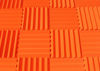 Picture of Soundproofing Acoustic Studio Foam - Orange Color - Wedge Style Panels 12x12x2 Tiles - 4 Pack