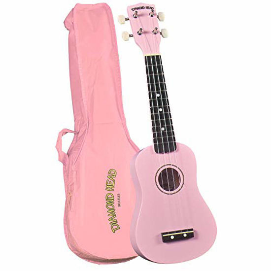 Picture of Diamond Head DU-110 Rainbow Soprano Ukulele - Pink