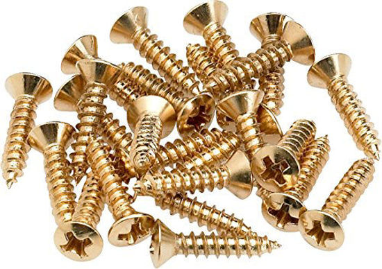 Picture of Fender Pickguard/Control Plate Mounting Screws - Gold