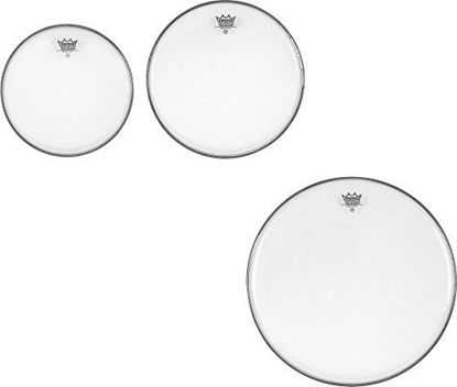 Picture of Remo PP-1380-BA Ambassador Clear Tom Drumhead Pack - 10", 12" & 16"