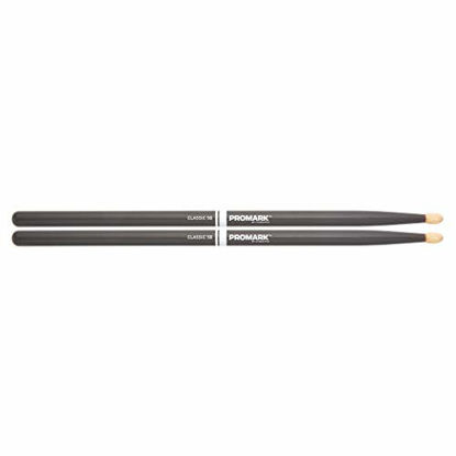 Picture of Promark American Hickory Classic 5B Drumsticks, Acorn Tip, Gray - Single Pair