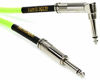 Picture of Ernie Ball Instrument Cable, 1/4" Right Angle, Neon Yellow, 10 ft. (P06080)