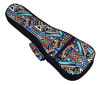 Picture of HOT SEAL 10MM Sponge Padding Durable Colorful ukulele Case Bag with Storage (26 in, Blue-Graffiti NO.1)