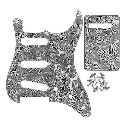 Stratocaster Strat Pickguard SSS 8 or 11 Holes & Backplate Tremolo