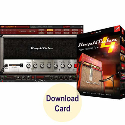 Picture of IK Multimedia AmpliTube 4 for Windows and Mac - Virtual Guitar and Bass Tone Studio Software (Download Card)