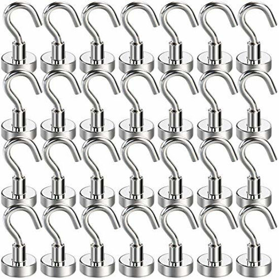 Picture of BAVITE Magnetic Hooks for Home, Kitchen, Workplace, Office and Garage, Hold up to 22 Pounds - 45pack, NE16-45, NE16-45p