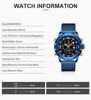 Picture of NAVIFORCE Digital Watch Men Waterproof Sports Watches Stainless Steel Military Quartz Clock Wristwatch