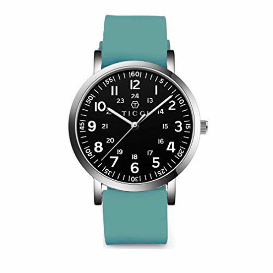 Women's watch with military on sale time