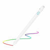 Picture of Domiy Active Stylus Pen for Touch Screens, Rechargeable Pencil Digital Stylus Pen Compatible with iPad and Most Tablet (White)