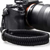 Picture of Camera Wrist Strap with Safer Connector for Nikon Canon Sony Panasonic Fujifilm Olympus DSLR Mirrorless, Adjustable Paracord Camera Wrist Lanyard, Quick Release Camera Hand Strap (Black)