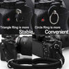 Picture of Camera Wrist Strap with Safer Connector for Nikon Canon Sony Panasonic Fujifilm Olympus DSLR Mirrorless, Adjustable Paracord Camera Wrist Lanyard, Quick Release Camera Hand Strap (Black)