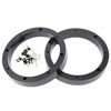 Picture of 1 Pair 6.5" Plastic Speaker Spacer Rings - Subwoofer Mid Range Custom Installation Mounting Adapter