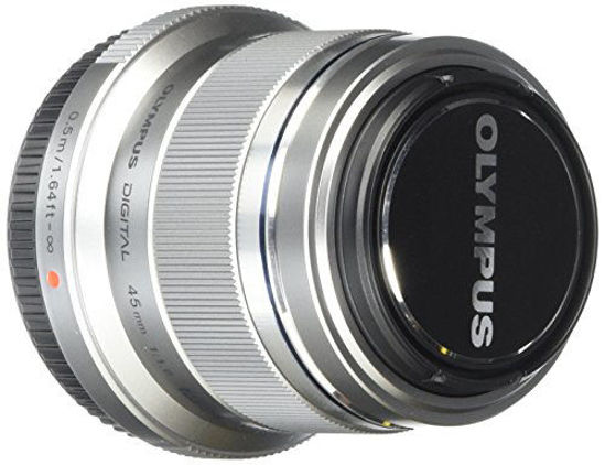 Picture of Olympus M.Zuiko Digital 45mm F1.8 Lens, for Micro Four Thirds Cameras (Silver)