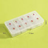 Picture of AORAEM 500pcs Lady French Acrylic Style Artificial False Nails Half Tips & Box (Clear)