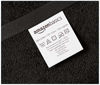 Picture of AmazonBasics Fade-Resistant Cotton Bath Towel - Pack of 4, Black