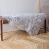 Picture of Ashler Soft Faux Sheepskin Fur Chair Couch Cover Area Rug Bedroom Floor Sofa Living Room Light Gray 2 x 3 Feet