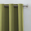 Picture of LEMOMO Olive Green Thermal Blackout Curtains/52 x 95 Inch/Set of 2 Panels Room Darkening Curtains for Bedroom