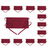 Picture of BOHARERS Waist Apron with 3 Pockets 12 Pack - Red Waitress Server Short Apron