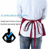 Picture of BOHARERS Waist Apron with 3 Pockets 12 Pack - Red Waitress Server Short Apron