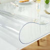 Picture of OstepDecor Custom 2mm Thick Clear Table Cover, 90 x 44 Inch, Table Protector for Dining Room Table, Clear Table Cover Protector, Tablecloth Protector, Clear Table Cloth