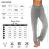 Picture of DIBAOLONG Womens Yoga Pants Wide Leg Comfy Drawstring Loose Straight Lounge Running Workout Legging Gray S