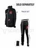 Picture of SCREENSHOTBRAND-P11853 Mens Hip Hop Premium Slim Fit Track Pants - Athletic Jogger Rose Embroidery Bottom with Taping-BK/WH-XLarge