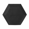 Picture of Sporzon! Rubber Encased Hex Dumbbell, Single, Black