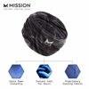 Picture of MISSION Cooling Neck Gaiter Customize Your Coverage, Face Mask, Cools When Wet- Pulse Triple Black