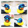 Picture of wonuu Rubber Duck Toy Car Ornaments Yellow Duck Car Dashboard Decorations with Propeller Helmet