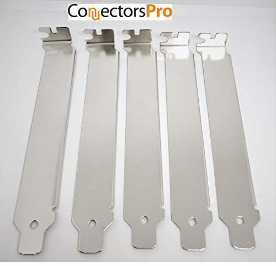 Picture of Pc Accessories - Connectors Pro 10-PK PC Computer Back Slot Cover 12 cm Height & 2 cm Width, L Blank Stainless Steel Bracket, 10-Pack