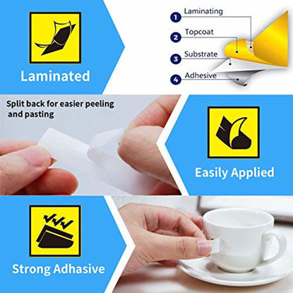 Picture of 7-Pack Replace DYMO D1 Label Tape 45010 45013 45017 45018 45019 45021 D1 Refills Compatible DYMO LabelManager 280 420P PnP 220P 360D 450 210D, 1/2 W x 23 L, 12mm x 7m