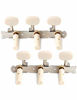 Picture of Metallor 3 on a Plank Guitar Tuning Pegs Machine Heads Tuning Keys Tuners for Classical Guitar Single Hole 3L 3R Chrome. (G317)