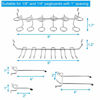 Picture of Pegboard Hooks Assortment with Pegboard Bins, Peg Locks, for Organizing Various Tools, 80 Piece