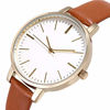 Picture of KIMOMT Women's Analog Casual Watch Wristwatch with Brown Leather Strap