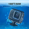 Picture of MiPremium Waterproof Housing Case for GoPro Hero 8 Black. Underwater Protective Diving Shell Cage Mount Accessories with Aluminium Screw & Quick Release Buckle Accessory for Hero8 Action Camera