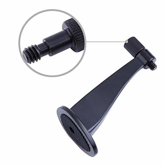 Picture of Richer-R Binocular Tripod Adapter, Black Metal Binocular Adapter Mount Tripods Bracket for Binocular Telescope, Photogarphy Tripod Mount Adapter for Binoculars